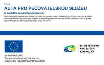 Auta pro pečovatelskou službu