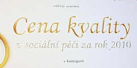 ikona článku Naše organizace vyhrála Cenu kvality