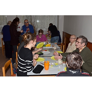 miniatura Velikonoční dílna v DPS Sadová 14