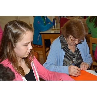 miniatura Velikonoční dílna v DPS Sadová 18