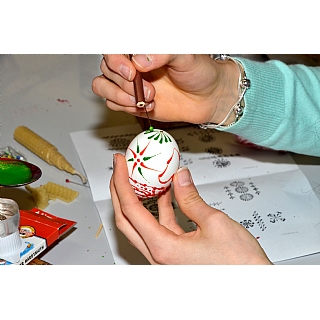 miniatura Velikonoční dílna v DPS Sadová 29