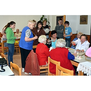 miniatura Velikonoční dílna v DPS Sadová 34