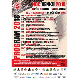 miniatura Program 5. ročníku Noc venku Dvůr Králové nad Labem  1