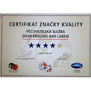 miniatura Značka kvality pro pečovatelskou službu 1